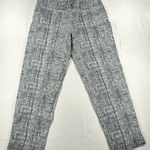 Hope & Harlow • Stretch Capri Women Size Small Pull On Ankle Slit Office Classic Black Photo 0