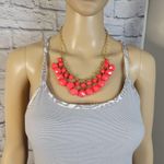 Kate Spade  New York Gold Tone Faceted Salmon Resin Dangles Necklace Photo 1