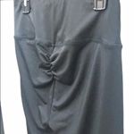 SheIn Trendy Women’s High Waisted Ruched Back Black Athleisure Workout Leggings Photo 4