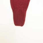 Eddie Bauer Turtleneck Striped cotton blend Sweater, Burgundy M Photo 6