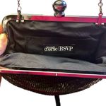 CHARLIE RSVP Elegant Black Sequin Black Clutch Photo 2