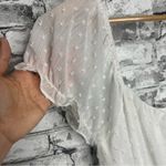 EUC Vine Tree Women’s Ruched Elegant White Mini Dress Size Medium (RN 165440) Photo 4