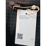 Quince 100% Organic Cotton Gauze Smocked Maxi Skirt Black XL Boho Festival Photo 8