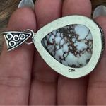 Wild Horse Turquoise 925 Silver Plated Necklace Native American Jewelry Brown Photo 8