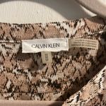 Calvin Klein  Brown Snake‎ Print Top Photo 1