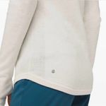 Lululemon Womens Sit in Lotus Sweater in Heathered Light Ivory Size 10 Photo 3
