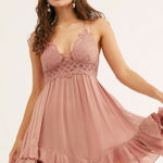 Free People  FP One Pink Rose Adella Slip Dress Photo 0