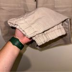 Nine West Tan, Beige, white Plaid Casual women’s Joggers Size Medium Photo 8