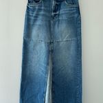 Reformation Tazz Denim Midi Skirt Photo 6