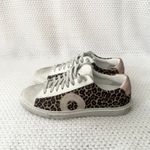 Oliver Cabell Women's Low 1 Leopard Lace Up Pink Suede Heel Accent Sneakers 37 Brown Size 6 Photo 3