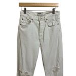 AGOLDE  90s loose distressed jeans white size 26 #A069E-1183‎ Photo 1