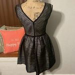 Soprano  gorgeous black and gold skater dress with pockets. EUC. Photo 5