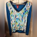 Missoni  Multicolor V-Neck Blouse Photo 4