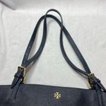 Tory Burch Black Saffiano Leather York Buckle Tote Bag with Gold Hardware Photo 3