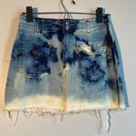 Almost Famous Acid Wash Mini Skirt Photo 3
