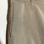 Horny Toad  Chino Shorts Flat Front Slash Pocket Zip Pin Stripe Tan 31" Photo 1