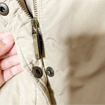 Moschino JEANS Beige Taupe Puffer Utility Jacket Size 6 Photo 5