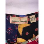 Sacred Threads Size S Dress Patchwork Art to Wear Shift Short Sleeve Mixed Print Photo 1