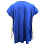 Chico's Royal Blue Short Sleeve Tee Classic Soft Stretch Casual Comfortable Sz 2 Photo 2
