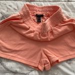 Forever 21 Orange Athletic Paperbag Cotton Pockets Athleisure Shorts, size XS Photo 6
