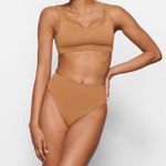 SKIMS Swim Mid Waist Bottom Almond Size Small Photo 8