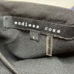 Endless Rose  Shimmery Blue Backless Mini Dress Large Photo 1