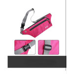 NEW Running Waist Pack Bag Sport Phone Belt UltraThin Waterproof Mini Fanny Pack Blue Photo 2