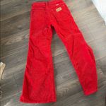 Wrangler wanderer high rise flare Red Flare corduroy Jeans size 27 Photo 4