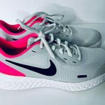 Nike  Revolution 5 Gray Pink Athletic Shoe New 5Y 6.5 Photo 1