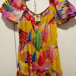 Farm Rio NWT  Neon Macaws Maxi Dress Small Photo 2
