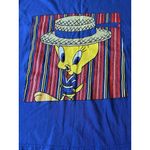 Tweety Bird T Shirt Thats All Folks 1993‎ Size Measured Cartoon Classic Medium Photo 2