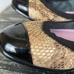 Esporre Reptile Snake Print Brown & Black Ballet Flat Shoes 6.5 Photo 4