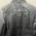 Guess Women's Venom Cropped Moto Long-Sleeve Zipper Jacket Pleather Photo 5