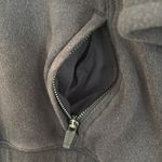 Free People Movement Sweatshirt Washed Burnout Gray Zipper Pockets Ribbed Sz S Black Photo 6