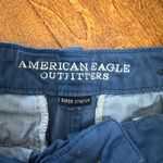 American Eagle shorts super stretch blue size 4 side pockets front summer Casual Photo 2