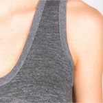 Anthropologie Dolan Dark Heathered Gray Drawstring Waist Sleeveless Jumpsuit Photo 2