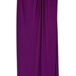 Adrianna Papell  Boutique One Shoulder Formal‎ Gown Sz 12 Purple Beaded Photo 0