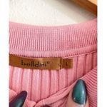 Y2K Sequin Pink Stretch Collared Tank Top Size L Photo 4