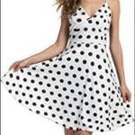 None Black and white polka dot dress Photo 8