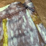 Talbots  Skirt Women’s 2 Blue Green Cotton Spandex Pleated Side Zip Workwear Photo 4