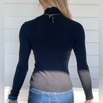 Topshop Black Turtle Neck Long sleeve Shirt Photo 1