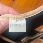 l*space L* Black and Cream Bikini Top Photo 2