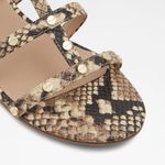 ALDO  Astoria Snake pattern Flat Sandals Size 7 Photo 1