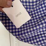 ONIA Royal Blue Gingham Ashley Bottom NWT Size XL WSO6-34 Photo 8