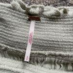 Free People  Sage Green Tiered Ruffle Smocked Bohemian Hippie Summer Mini Skirt S Photo 4