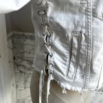 joe's jeans  Womens Boyfriend Denim Jacket Long Sleeve Denim Jacket White XS Photo 3