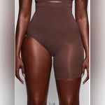 SKIMS  Seamless Sculpt Solution Short 4X Cocoa |Right Leg Exposed Shapewear NWOT Photo 1
