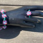 Opalite multi colored flower choker set Photo 4