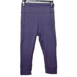 Lululemon In Movement Cropped Leggings Black Currant Purple W6AHJS Womens Size 6 Photo 1