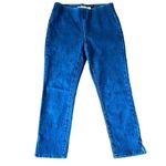 Soft Surroundings blue pull on skinny jeans size 6 Photo 9